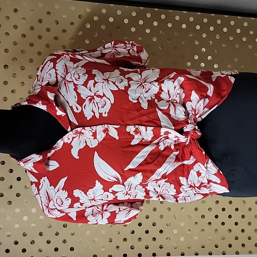 Volcom Hawaiin tie shirt